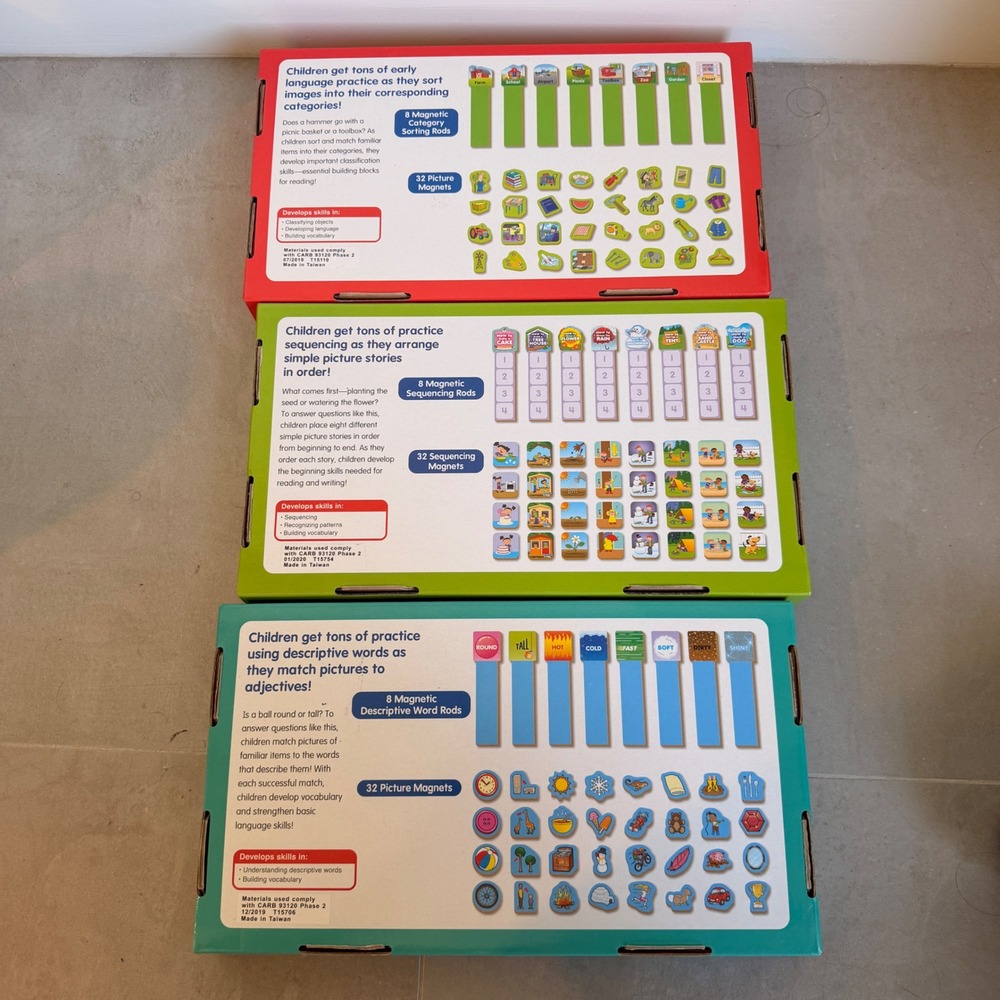 Lakeshore Magnetic Learning Rods Sequence Mixed Homeschool Kids Educational STEM - Picture 3 of 8